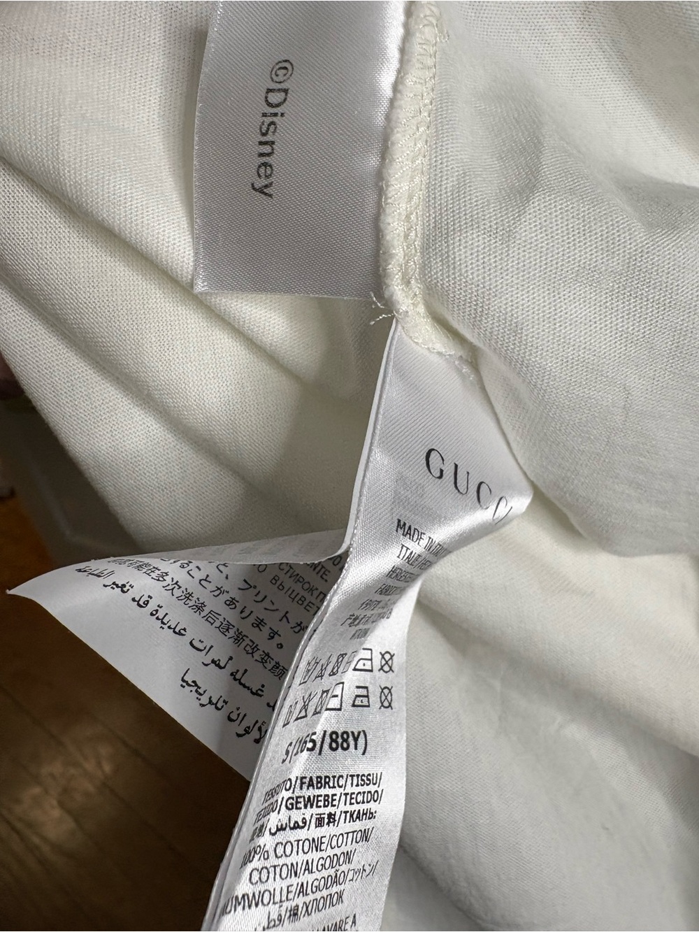 Gucci x Disney white cropped T-shirt - Picture 6 of 6